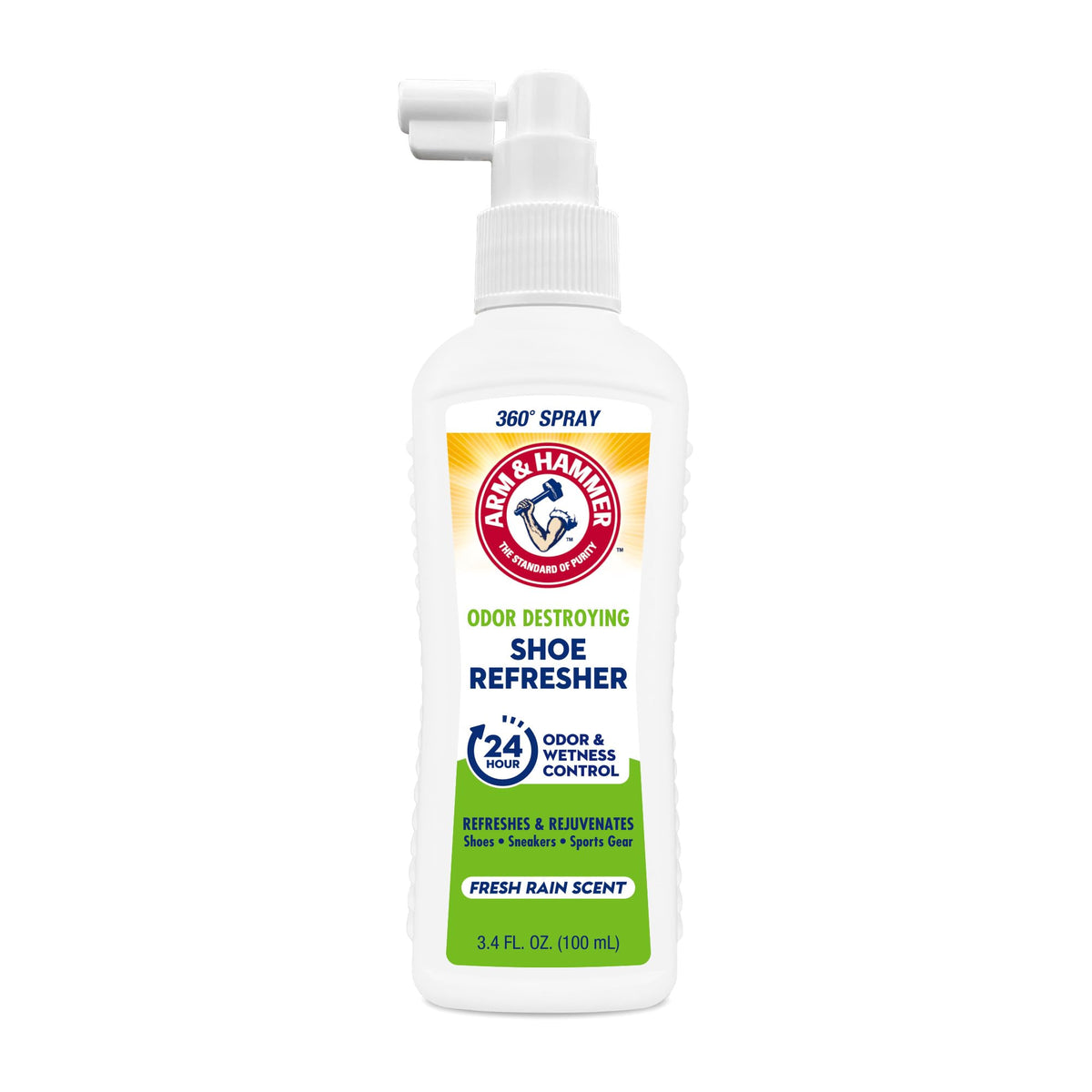 Arm & Hammer vista frontal del envase y beneficio de frescura