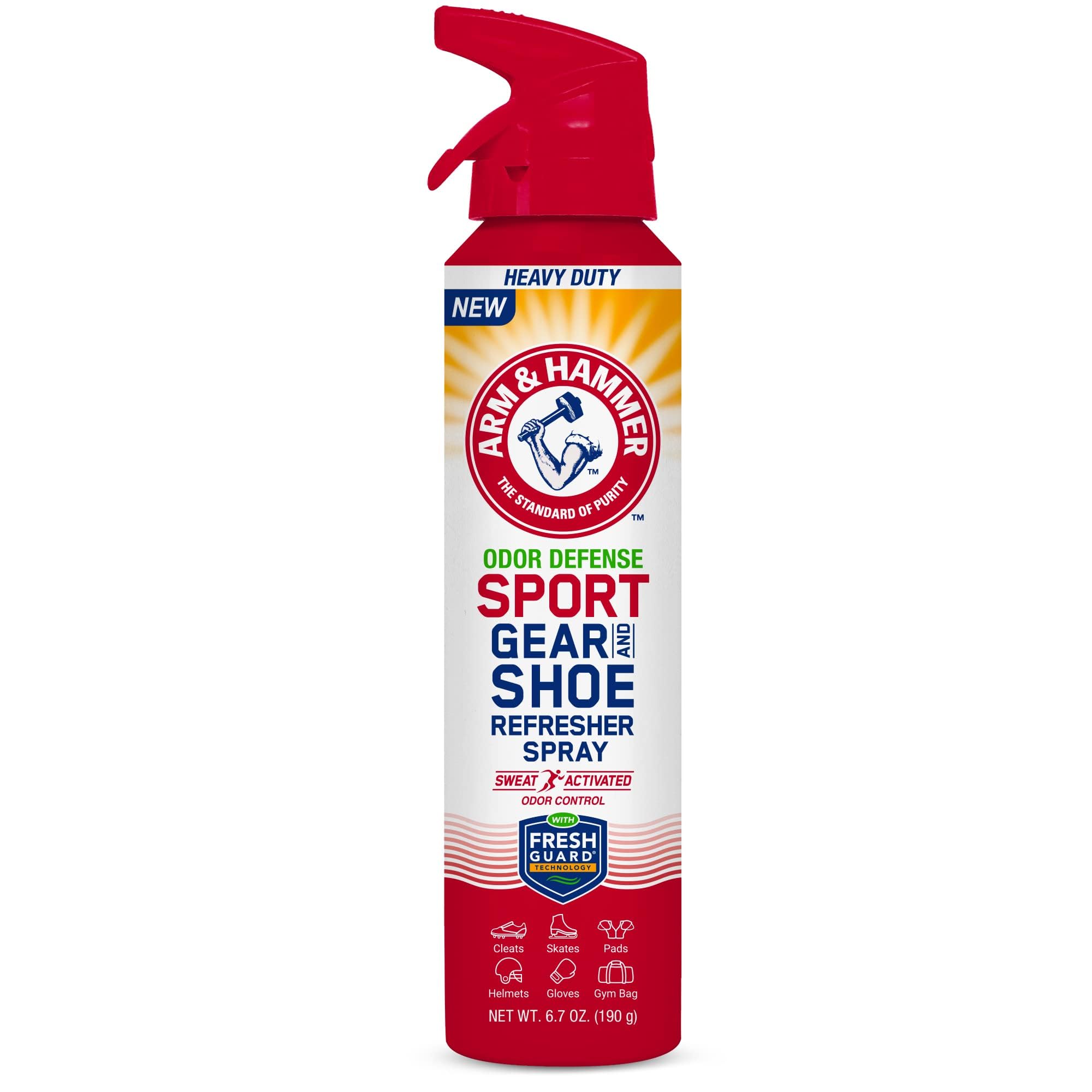 Arm & Hammer envase frontal mostrando diseño y tamaño práctico