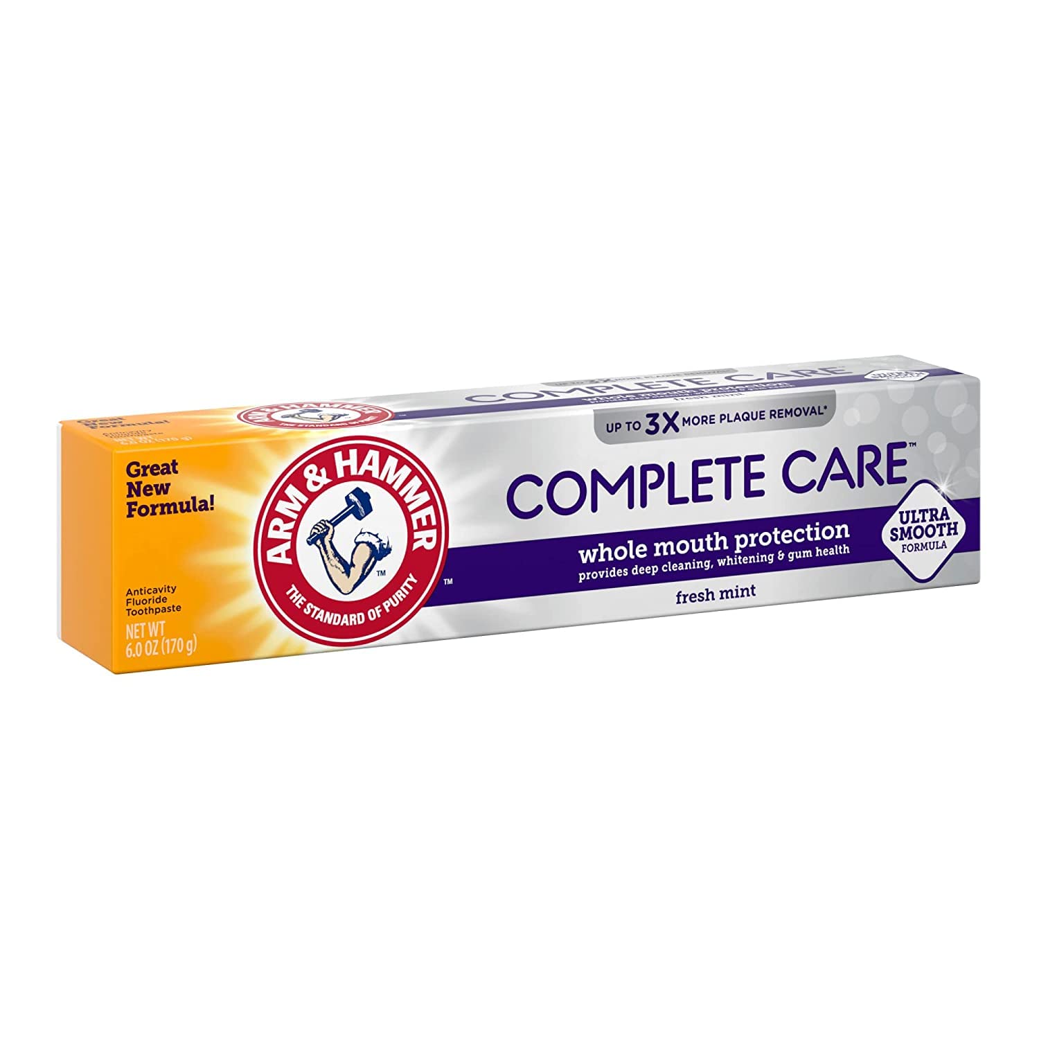 Arm & Hammer representación de eliminación de manchas tras uso regular