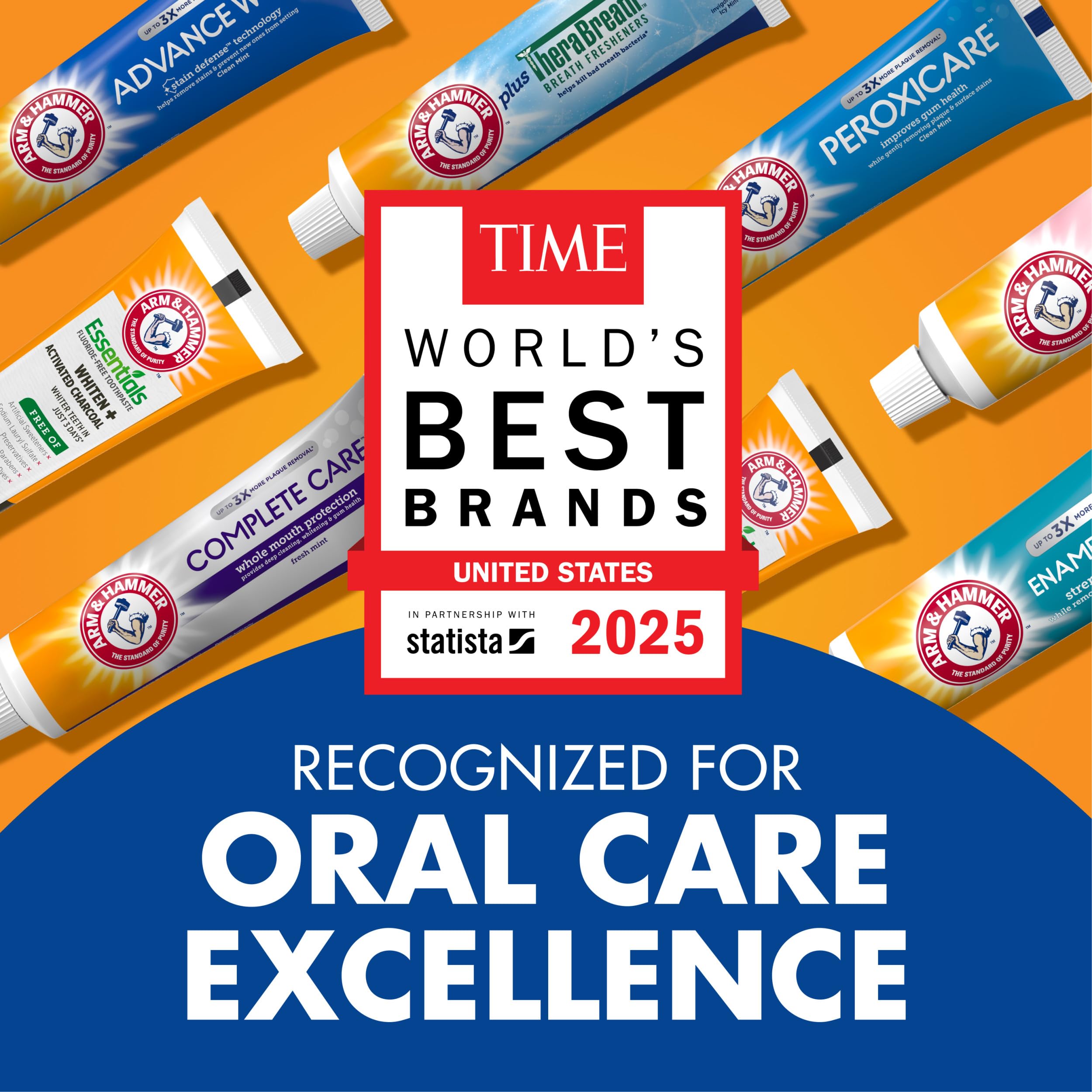 Arm & Hammer pack de cuatro tubos ideal para ahorro y viajes