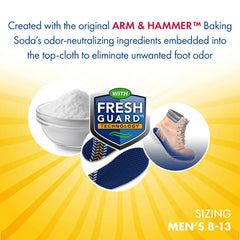 Arm & Hammer primer plano de copa de talón con mejora de absorción de impactos