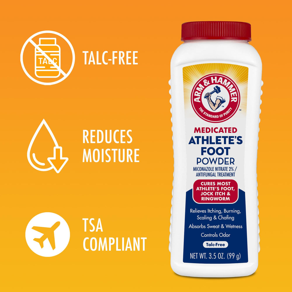 Arm & Hammer envase 3.5 oz visible, práctico para llevar y reaplicar