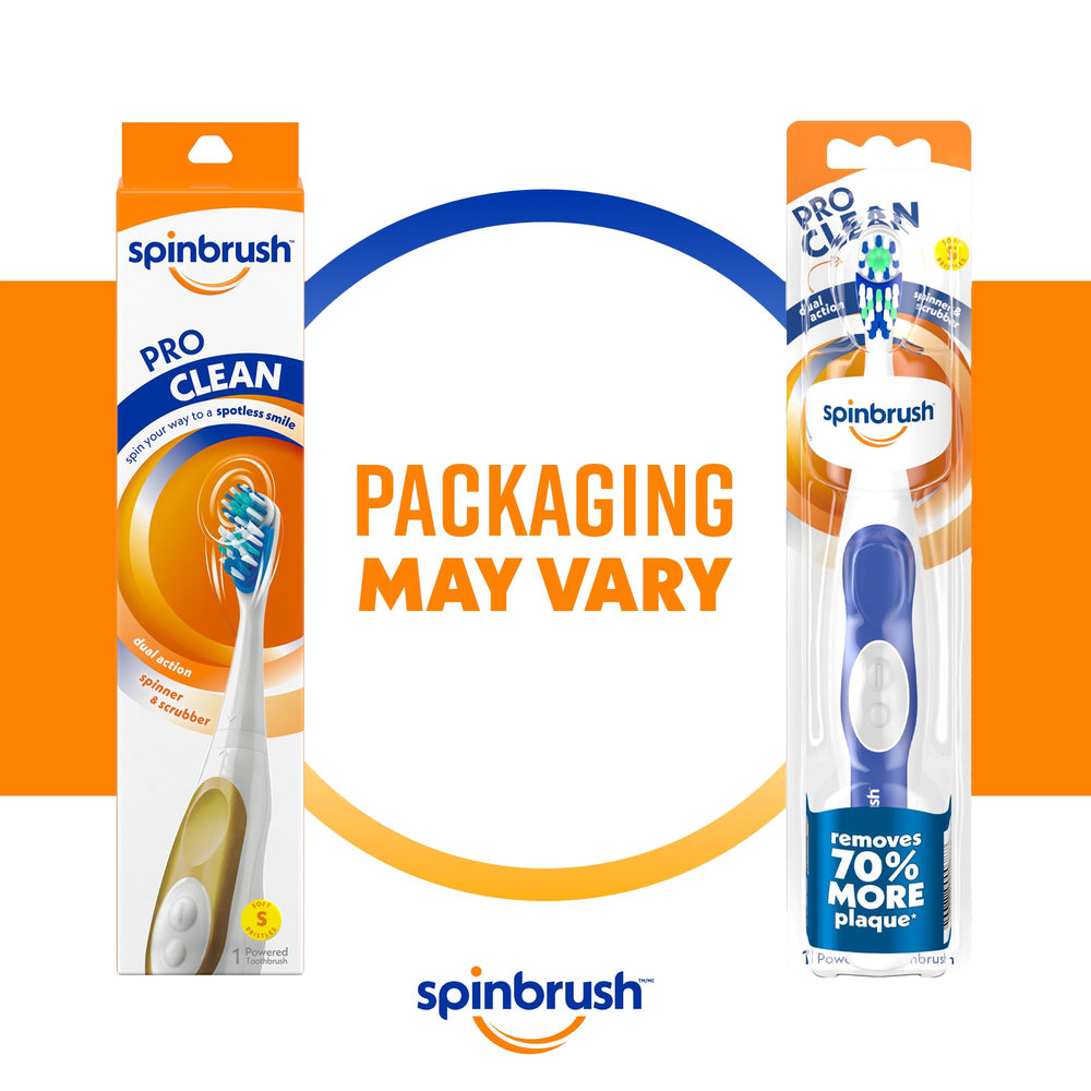 Arm & Hammer Spinbrush primer plano de cerdas suaves que cuidan encías