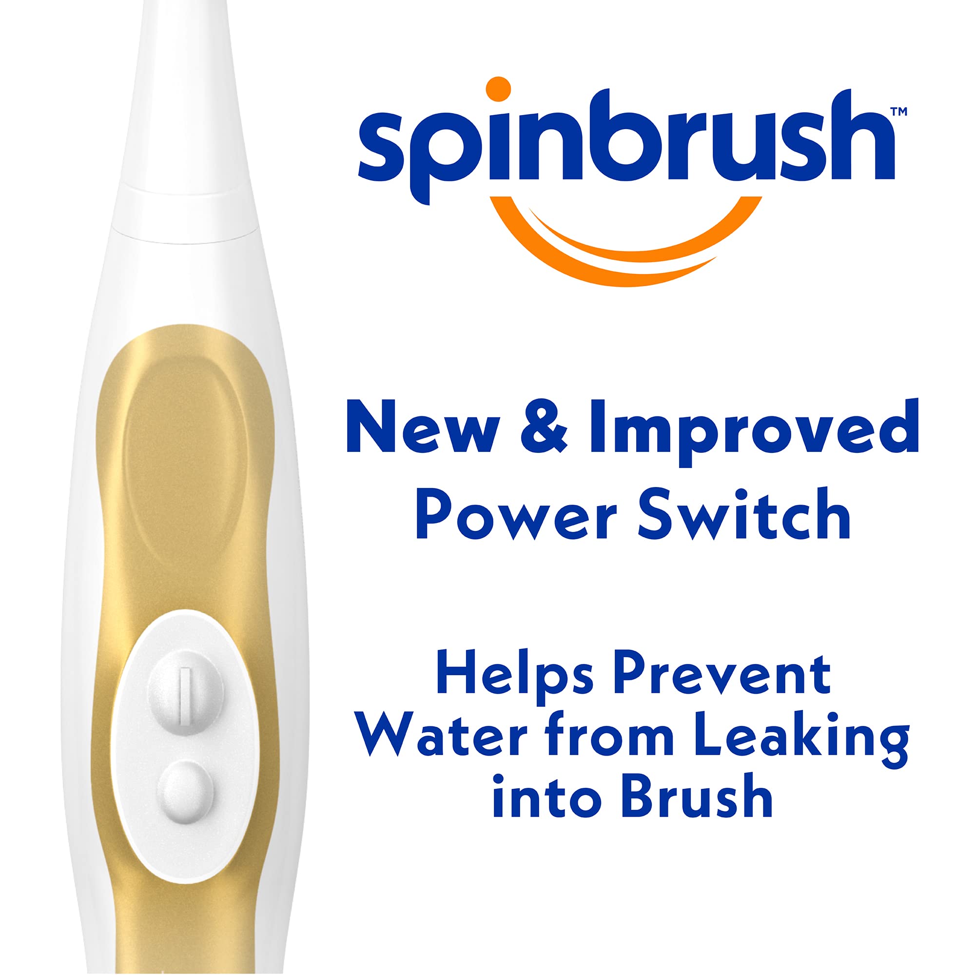 Arm & Hammer Spinbrush persona cepillándose sonrisa más cómoda y eficaz