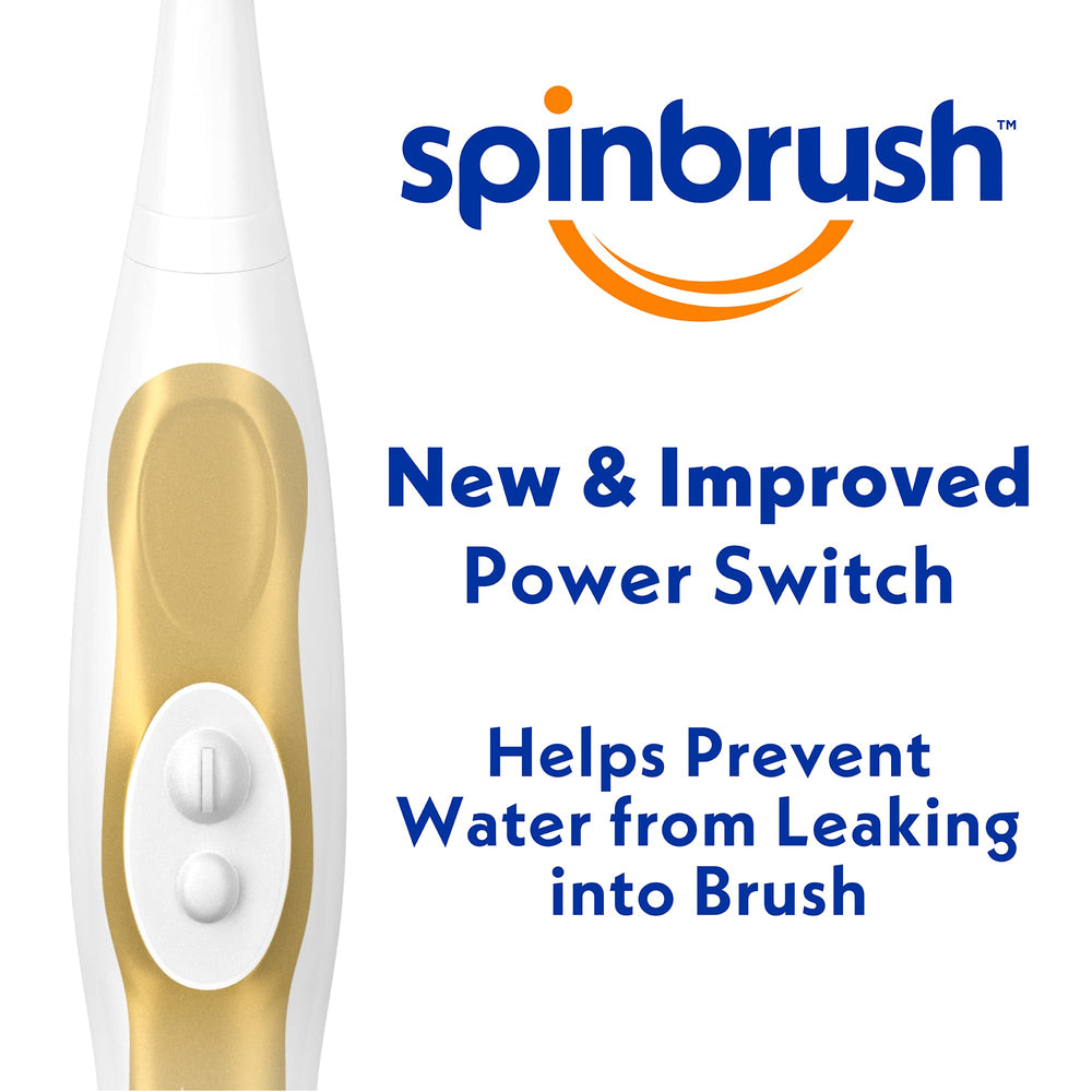 Arm & Hammer Spinbrush persona cepillándose sonrisa más cómoda y eficaz