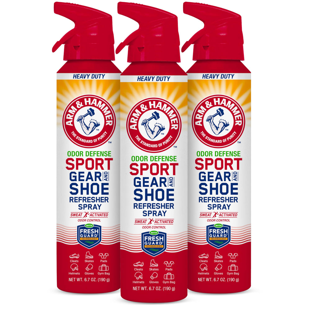 Arm & Hammer bote frontal mostrando pack y beneficio control de olores