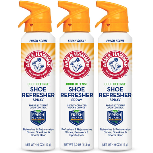 Arm & Hammer spray frontal mostrando el envase compacto y fácil de usar