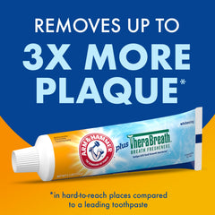 Arm & Hammer tamaño comparativo para apreciar volumen del tubo
