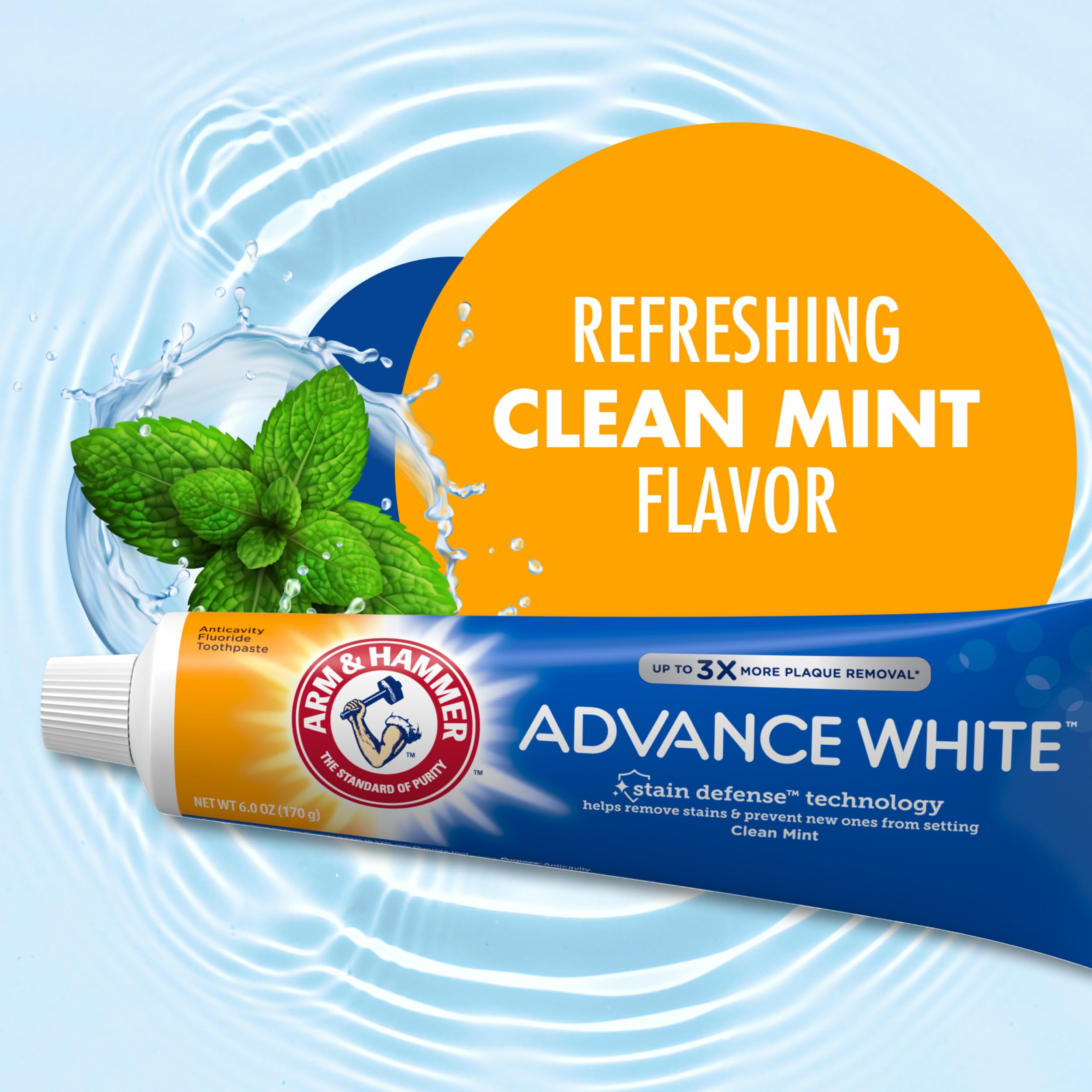Arm & Hammer detalle de la textura de la crema que facilita limpieza profunda