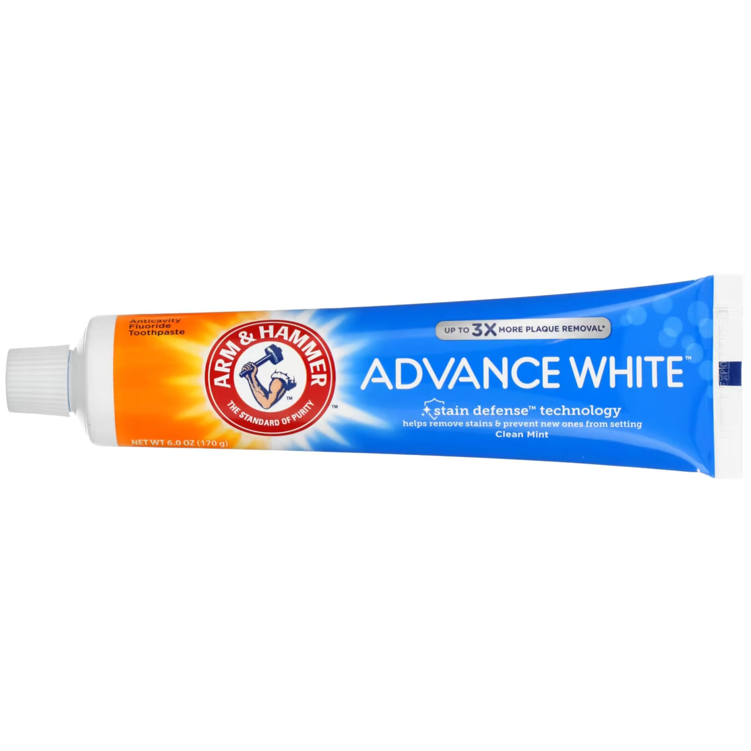Arm & Hammer textura de la pasta destacando limpieza suave con bicarbonato