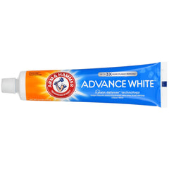 Arm & Hammer textura de la pasta destacando limpieza suave con bicarbonato