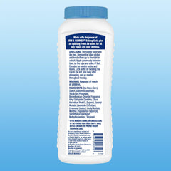 Arm & Hammer primer plano textura del polvo, absorción visible