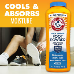 Arm & Hammer textura fina del polvo que absorbe humedad