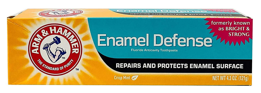 Arm & Hammer frente del empaque mostrando pack de 3 y beneficio fortalecimiento