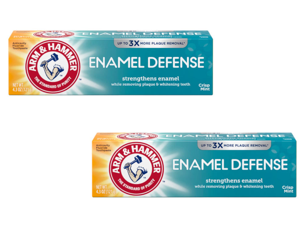 Arm & Hammer frente del paquete Truly Radiant 2 unidades mostrando diseño y volumen