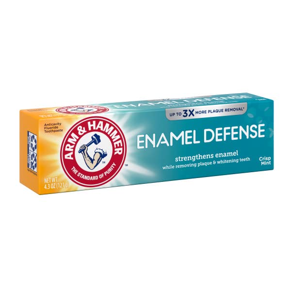 Arm & Hammer textura de la pasta color crema con menta, limpieza efectiva