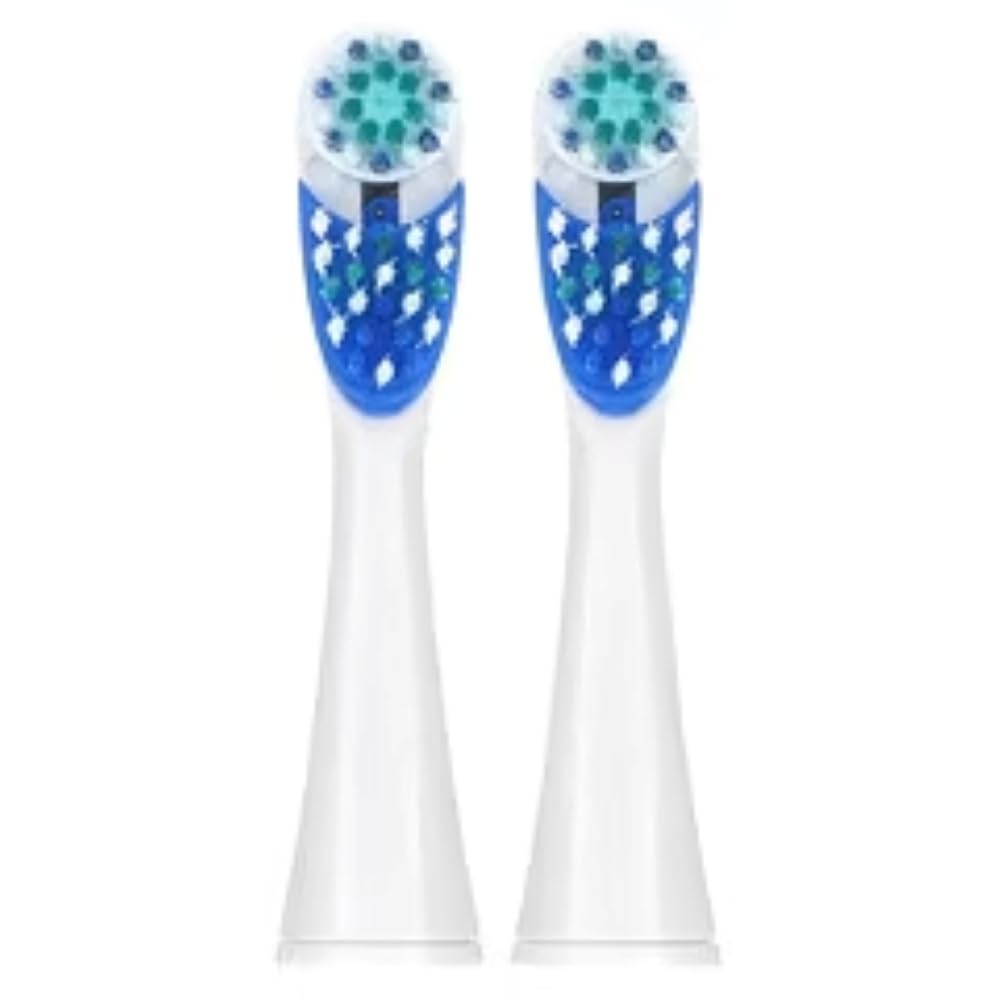 ARM & HAMMER cabezal encajado en un mango Spinbrush demostrando compatibilidad simple