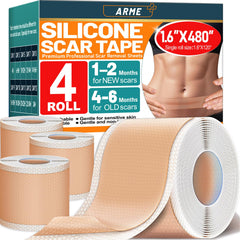 Arme rollo frontal mostrando longitud y ancho para cobertura prolongada