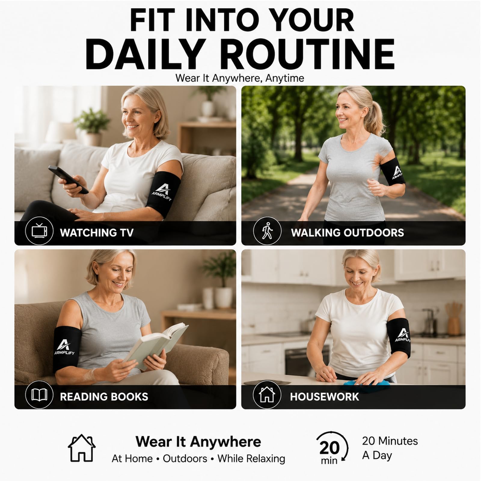 ARMPLIFY ARM en proceso de lavado manual para mantener forma y durabilidad