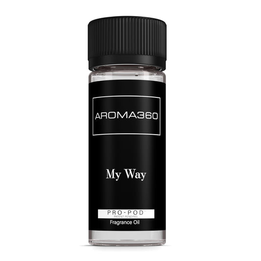 Aroma360 My Way Pro-Pod frontal mostrando diseño y beneficio aromático