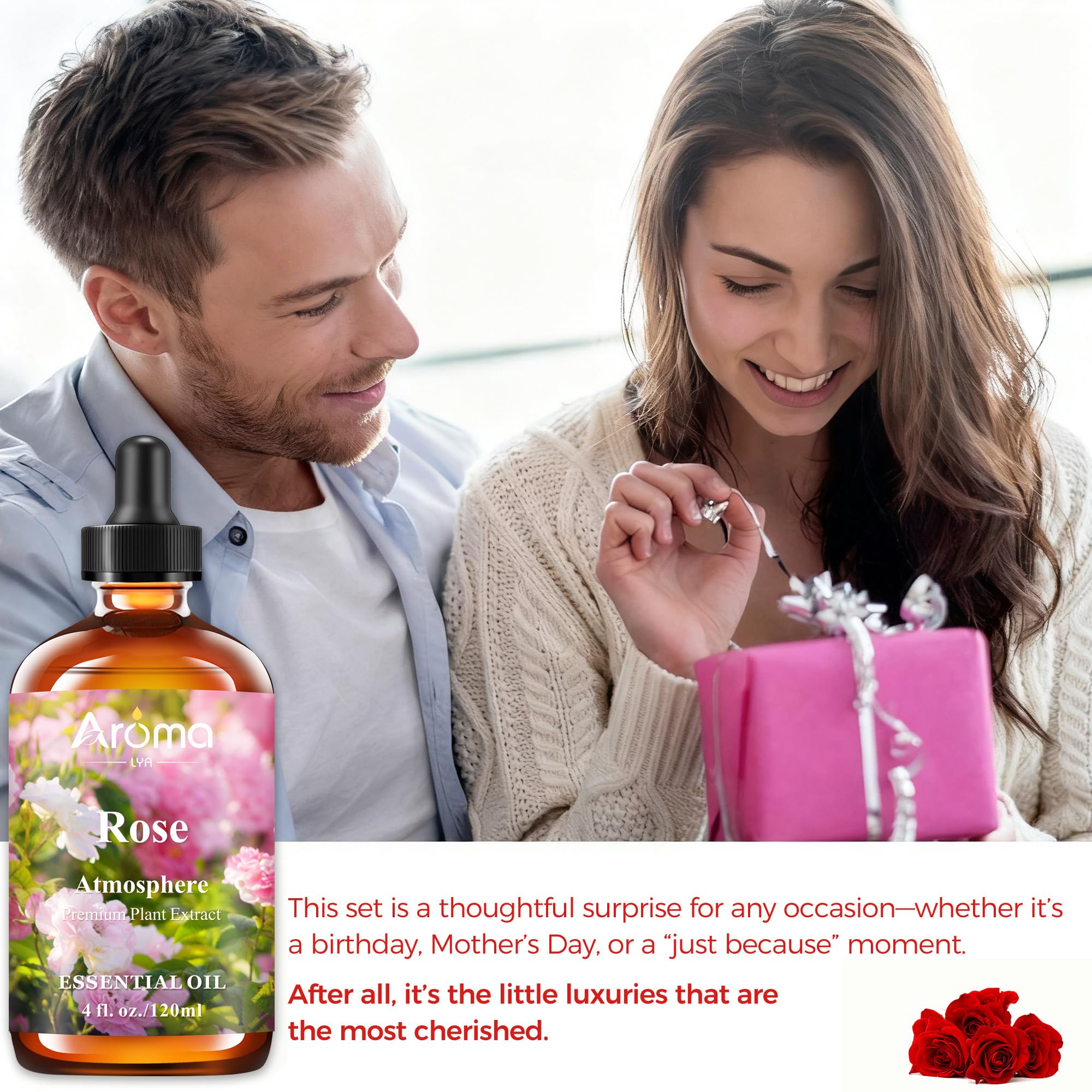 AromaLYA comparación de tamaño 4 fl oz para referencia visual