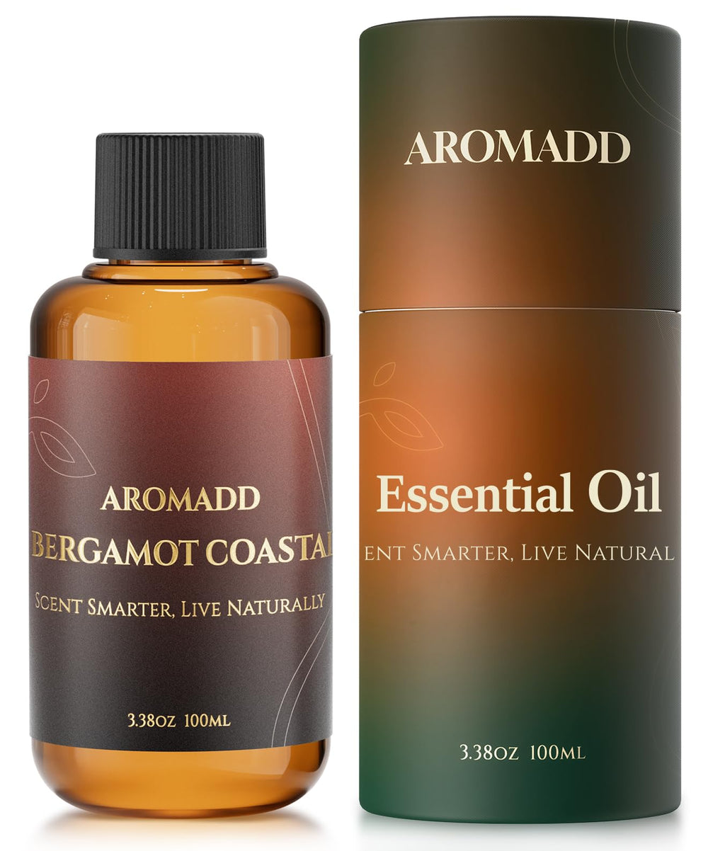 AROMADD envase frontal de Bergamot Coastal mostrando diseño y volumen