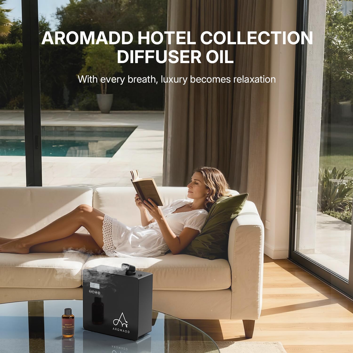 Aromadd difusor en oficina generando ambiente profesional y agradable
