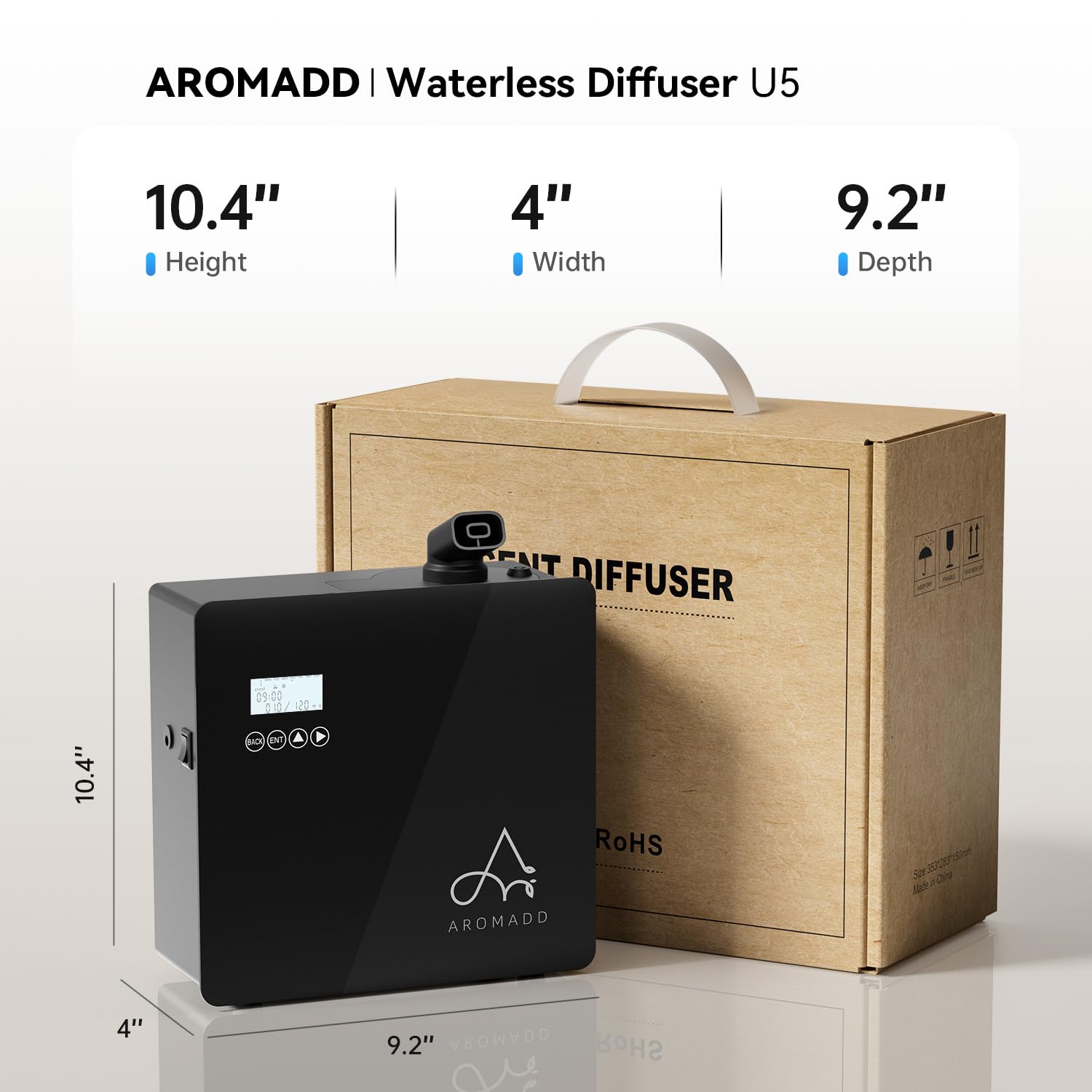 Aromadd etiqueta colección hotel enfatizando calidad olfativa profesional