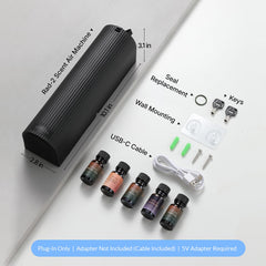 Aromadd vista superior de la rejilla de ventilación que resalta eficiencia de salida