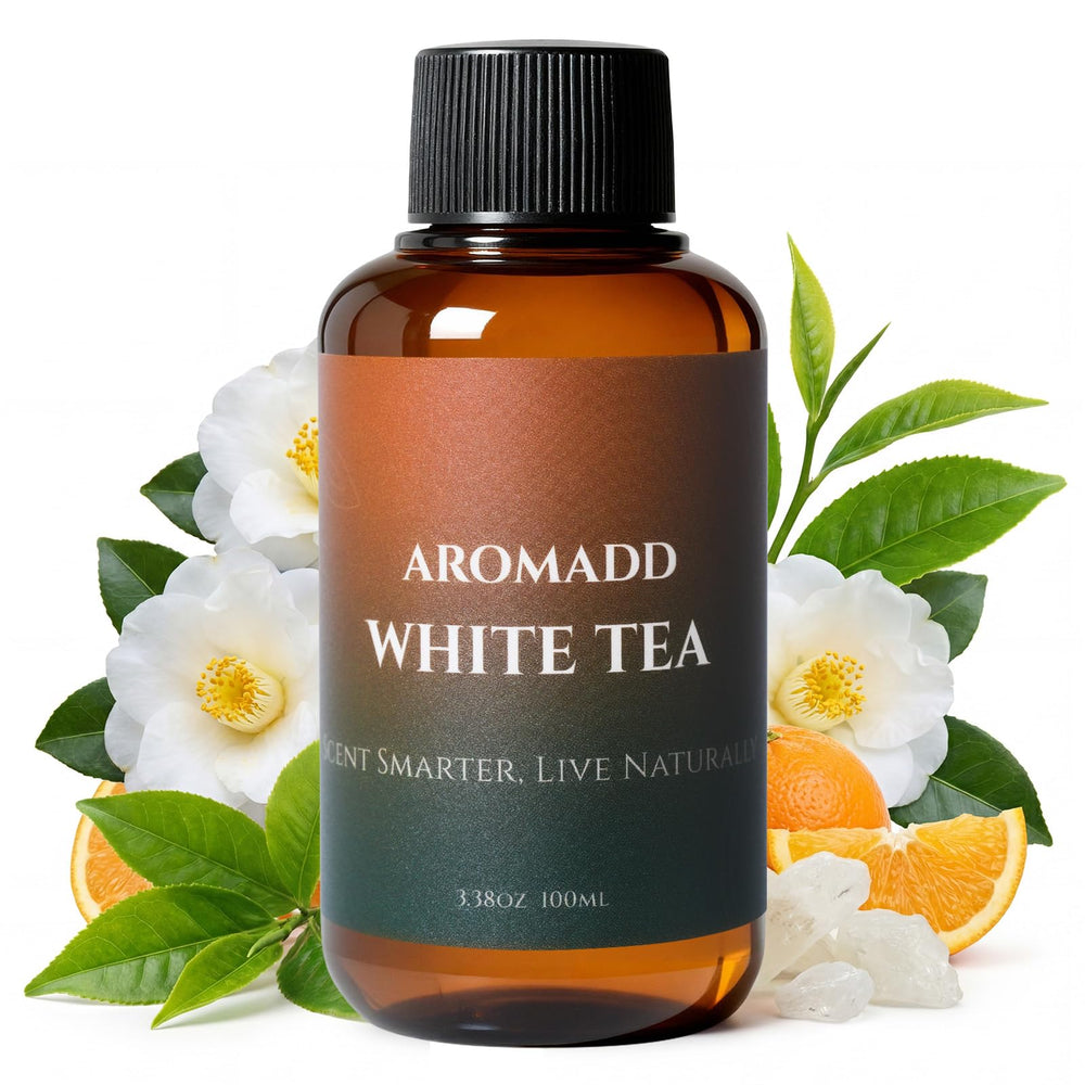 Aromadd envase frontal 100 mL mostrando diseño y duración