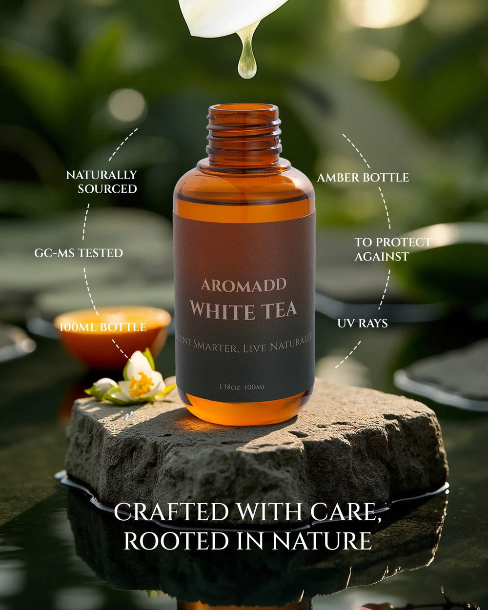 Aromadd aceite en difusor sin agua demostrando uso seguro