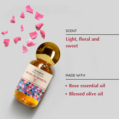 Aromafume etiqueta en primer plano destacando ingredientes y origen ético