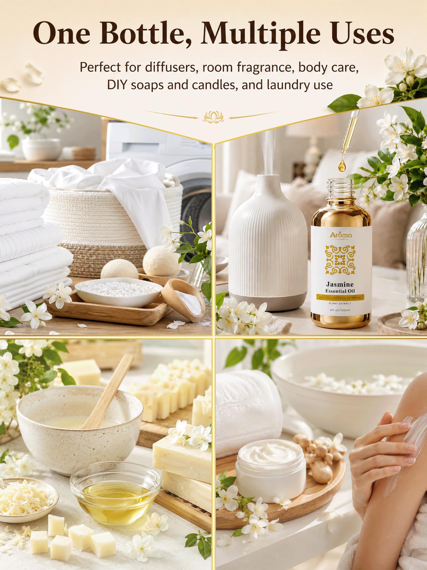 AromaLYA aceite en difusor de vidrio emitiendo vapor, ambiente relajante