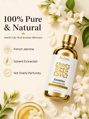 AromaLYA gota de aceite sobre fondo blanco, muestra pureza y textura