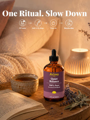 AromaLYA escena de sala con luz tenue transmitiendo tranquilidad y balance