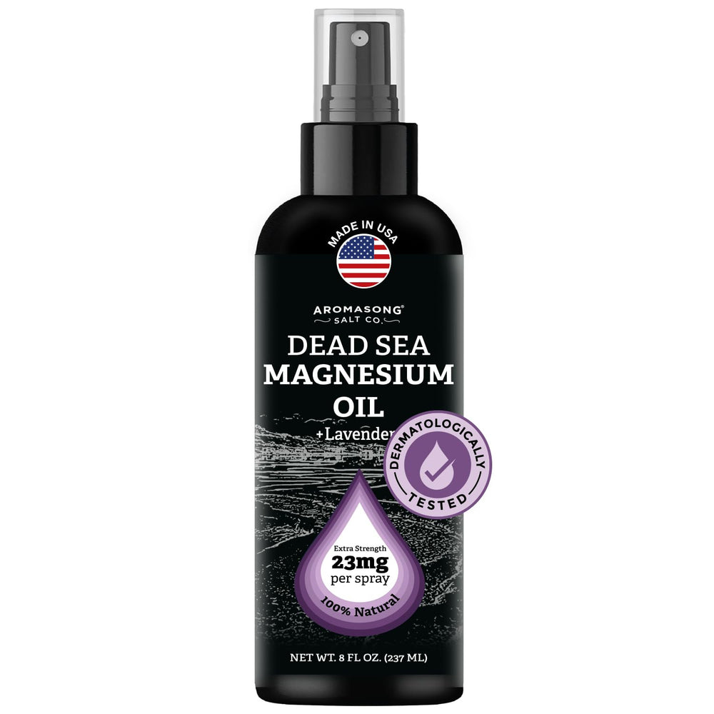 Aromasong envase frontal 8 oz mostrando etiqueta y concentración 23 mg
