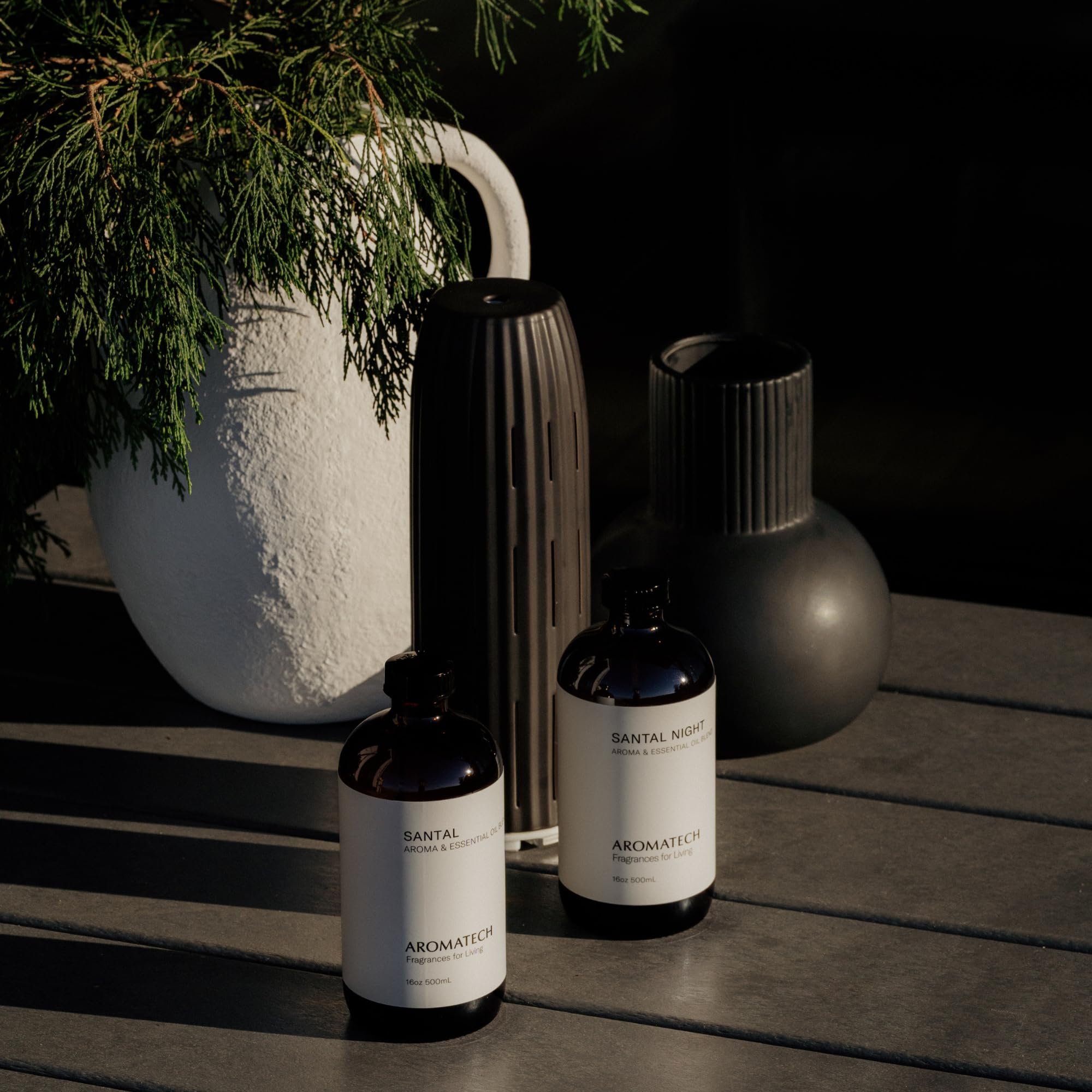 AromaTech Santal ambientando salón en estilo hotel, sensación lujosa