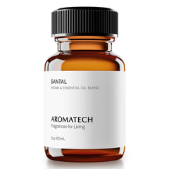 AromaTech Santal caja y etiquetado, presentación lista para regalo