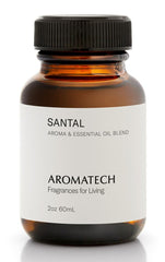 AromaTech Santal frasco frontal mostrando diseño premium y elegancia