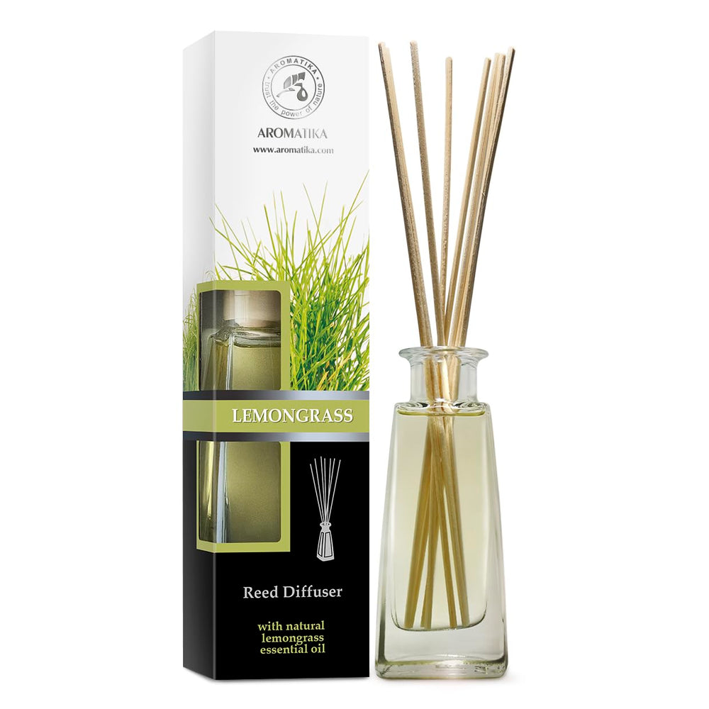 AROMATIKA difusor frontal mostrando diseño elegante y aroma fresco