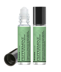 Aromine roll-on vista frontal mostrando etiqueta y tamaño práctico