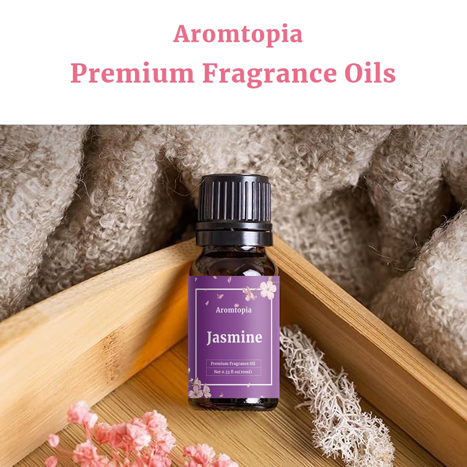 AROMTOPIA vertido en vela de soja para aroma duradero en el hogar