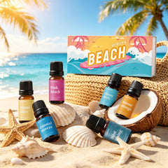 AROMTOPIA velas artesanales perfumadas con aromas de playa