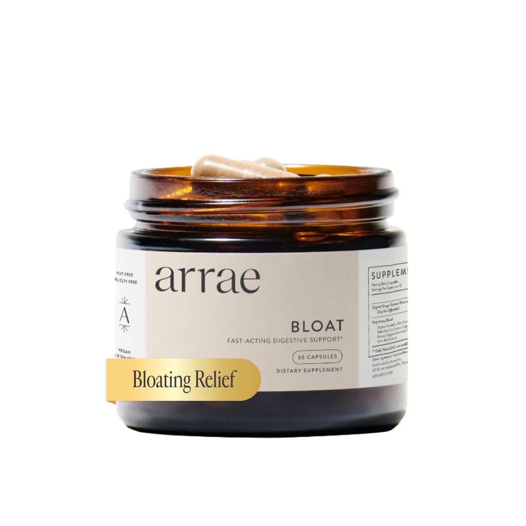 Arrae frasco frente mostrando etiqueta clara y beneficio digestivo