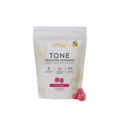 Arrae pack frontal de Creatine Gummies para mujeres con presentación clara y beneficio práctico