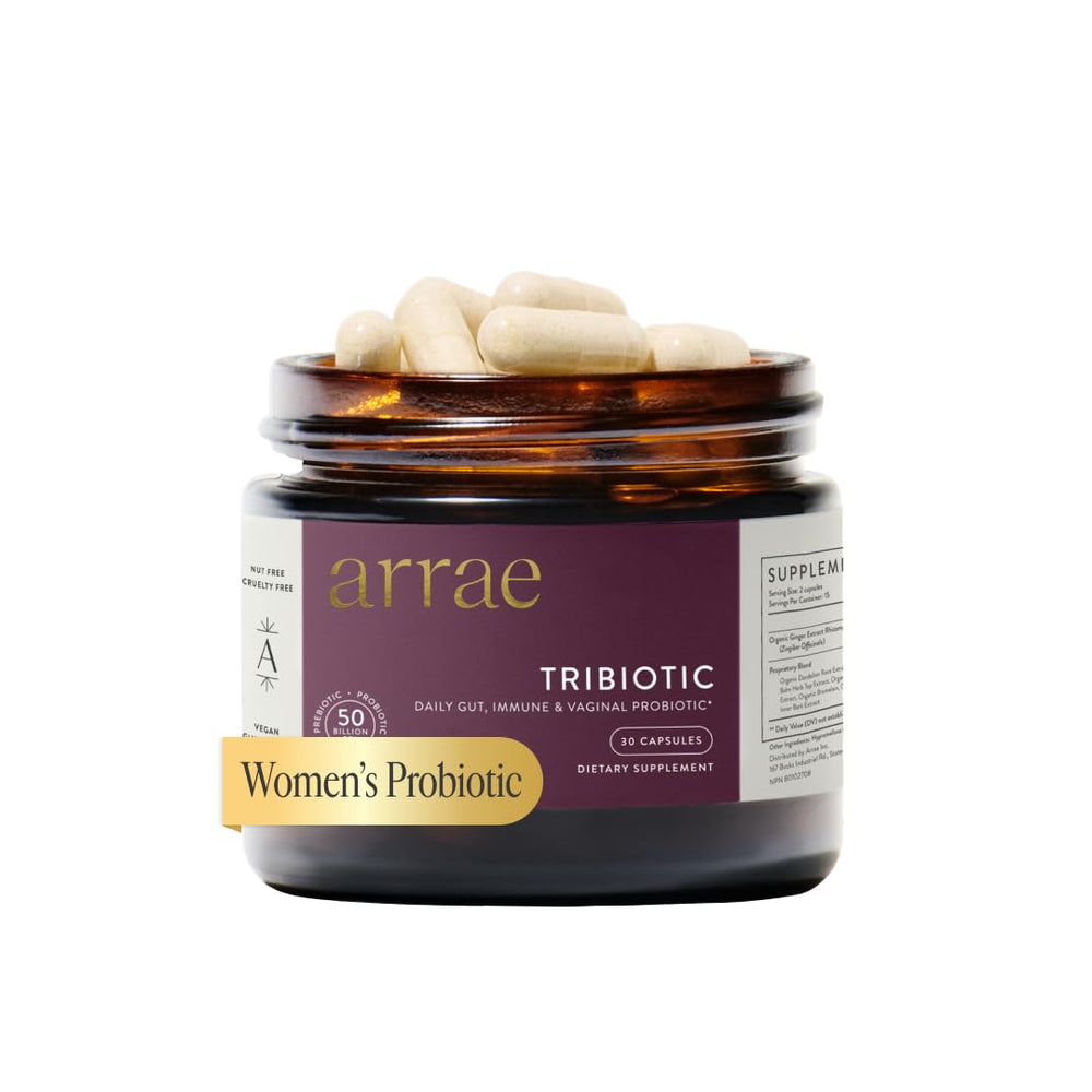 Arrae Tribiotic frente del empaque mostrando el envase y beneficios generales