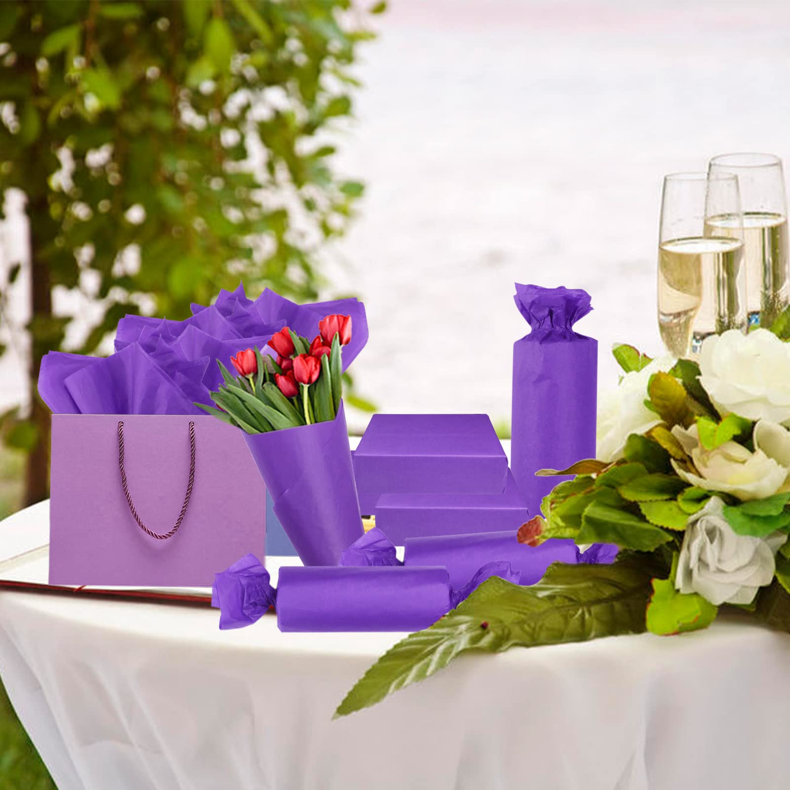 Artdly uso envolviendo regalo elegante, mejora presentación y protección