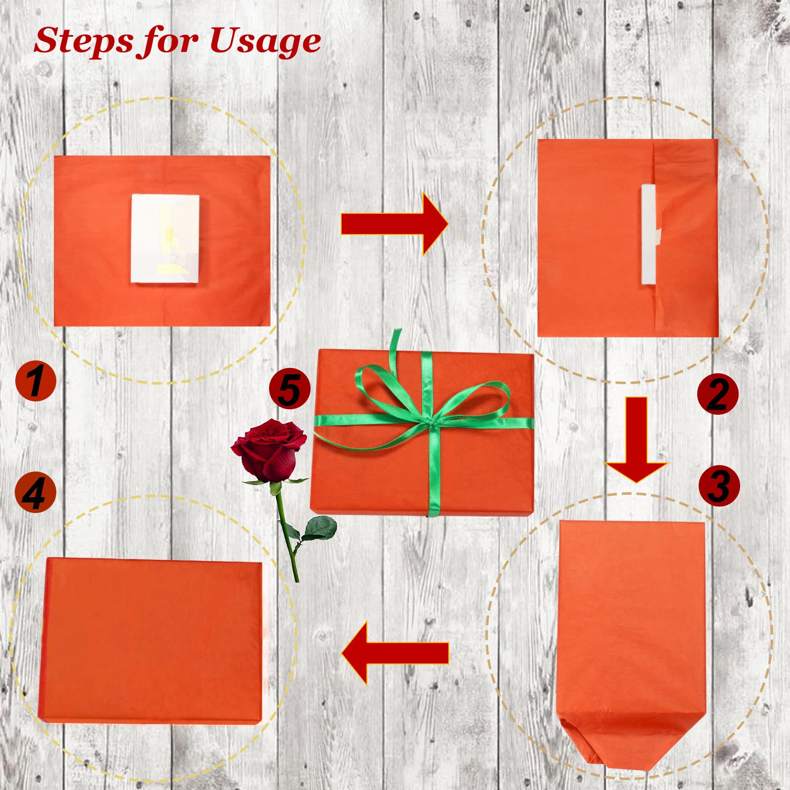 Mesa decorada en evento usando papel Artdly naranja como relleno y acento visual