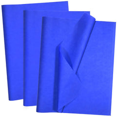 Artdly paquete frontal de papel seda azul, cantidad a granel y presentación profesional