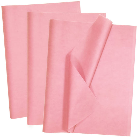 Artdly paquete frontal de papel seda rosa útil para envolver regalos